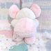 画像3: Pink Blue Rattle Mouse (3)