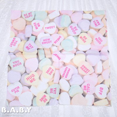 画像2: Paper Napkin / Candy Hearts  