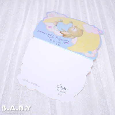 画像3: Baby Shower Card / Sleeping Bunny