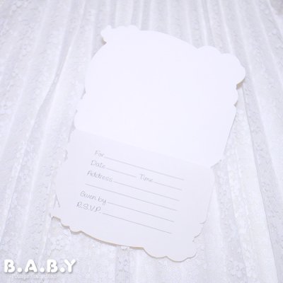 画像2: Baby Shower Card / Sleeping Bunny