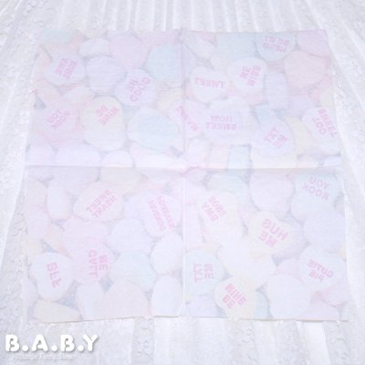 画像3: Paper Napkin / Candy Hearts  