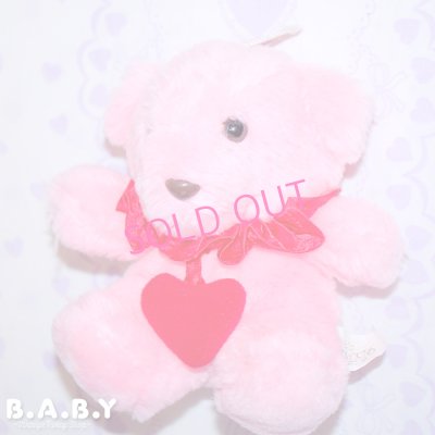 画像2: Heart Pendant Bear (Pink)