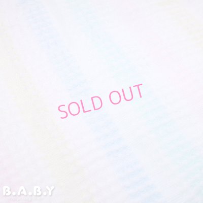 画像2: Pastel Waffle Baby Blanket