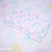 画像4: Pink& Blue Mosaic Knit Blanket (4)