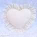 画像4: Ruffle Lace Romantic Heart Pillow