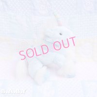 Blue Rainbow Knit Mini Unicorn