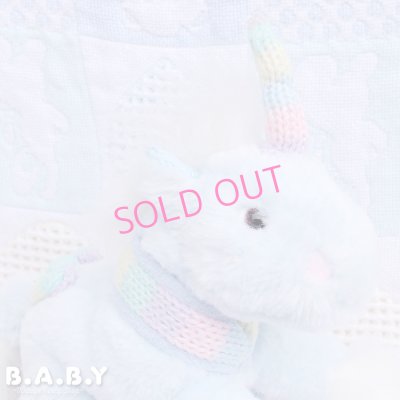 画像2: Blue Rainbow Knit Mini Unicorn