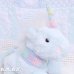 画像2: Blue Rainbow Knit Mini Unicorn (2)