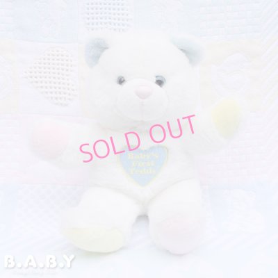 画像1: Baby's First Teddy Blue Heart