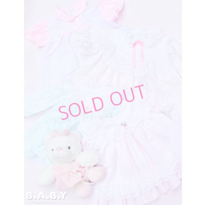 画像6: 〔70サイズ / 6-9ヶ月〕Pink Dot White Onepiace