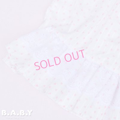 画像3: 〔80サイズ / 12-18ヶ月〕Romance Heart Stripe Dress