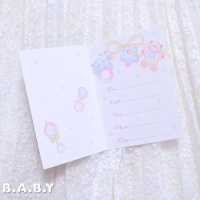 画像2: Baby Shower Card / It's A Baby Shower!