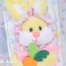 画像3: Happy Easter Stocking Yellow Bunny