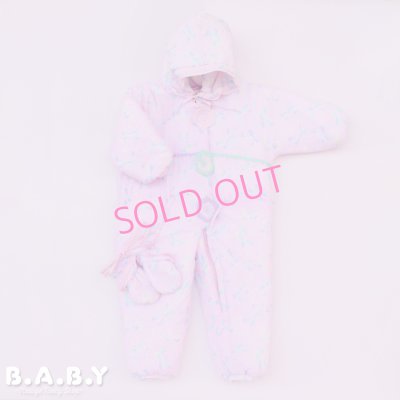 画像1: 〔90サイズ / 1才半-2才〕Ribbon Party Snowsuit