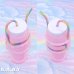 画像2: "Krazy Straw" Icecream Bottle / Pink & Blue < 2 Set > (2)