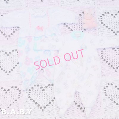 画像4: 〔60サイズ / 3-6ヶ月〕MultiColor Bear Frill Coverall