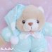 画像2: Moon Blue Pajama Glow Brown Bear (2)