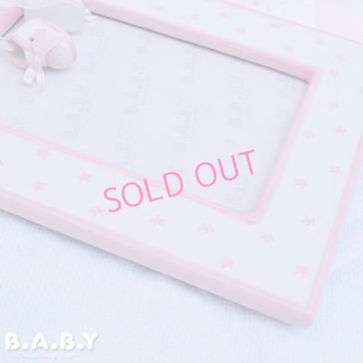 画像2: Pink Star Baby Girl Frame