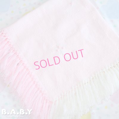 画像1: Romantic Rose Waffle Baby Blanket