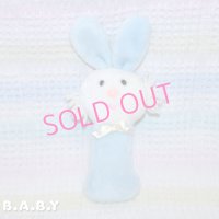 Blue Bunny Rattle Stick