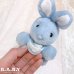 画像2: SOMEBUNNY LOVES ME Blue Mini Buuny (2)