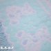 画像4: Mint Blue Bear Afghan Blanket (4)