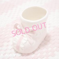 Frill Pink Baby Bootie Planter