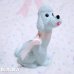 画像10: Pink Ribbon × Blue Poodle Figurine