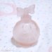 画像1: Pink Frocked Glass Bow Bottle (1)