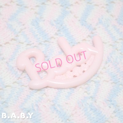画像1: Baby Letter Plastic Pink Rattle