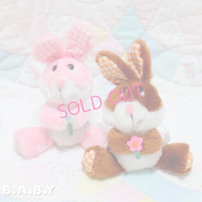 画像1: Spring Funny Bunny Pink / Brown