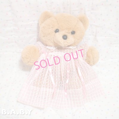 画像1: Pink Sheer Dress Bear