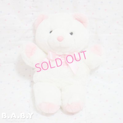 画像1: HEART TO HEART BEAR White Pink