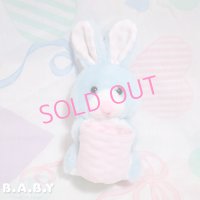 Pink × Blue Basket Mini Bunny