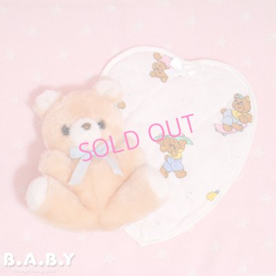 画像5: Kid's Bear Quilt Heart Doily