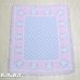 画像5: Pink Blue Bear Afghan Blanket (5)