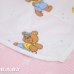 画像2: Kid's Bear Quilt Heart Doily (2)