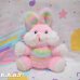 画像1: Rainbow Pink Bunny (1)