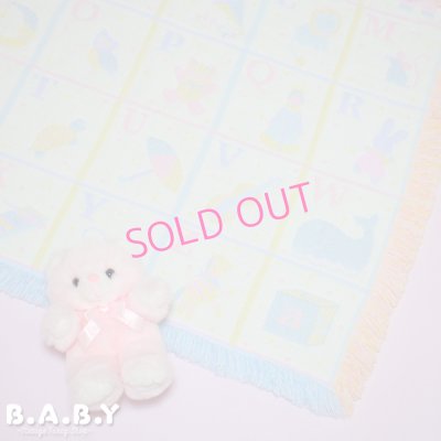 画像1: Baby Alphabet Afghan Blanket