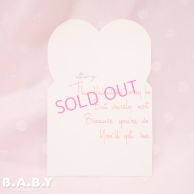 画像2: Valentine Card / BABY'S FIRST Valentine Bunny