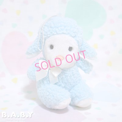 画像1: Baby Rattle Blue Sheep