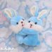 画像1: Hugging Blue Twins Bunny (1)