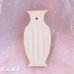 画像2: Bisque Rose & Ribbon Wall Vase Pocket (2)