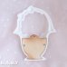 画像2:  HOMCO Wall Hanging Plaques Milk Glass Vase / Basket (2)