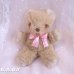 画像1: Maron Cream Antique Teddy Bear (1)