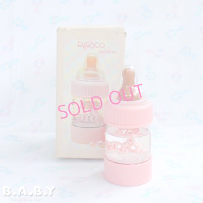 画像1: "IT'S A GIRL" Baby Bottle Snow Globe