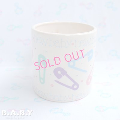 画像2: Baby Girl Diaper Pin Mug