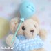 画像2: RUSS "Happy Birthday" Balloon Mini Bear / Blue (2)