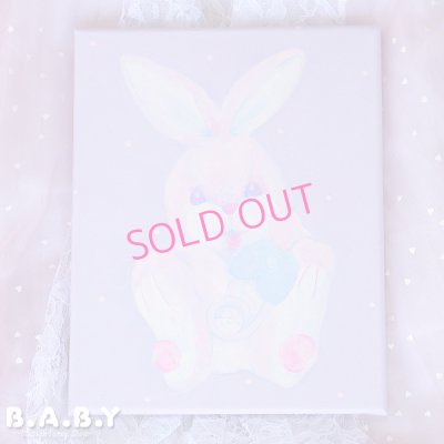 画像1: B.A.B.Y Cuddle Friends / Purple BabyPin Bunny