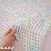 画像3: Pastel Candy Knit Blanket (3)